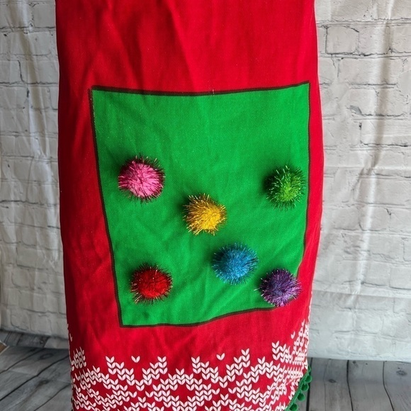 Two’s company pretty ugly Christmas apron NWT - Picture 7 of 15